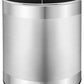 Extra Large Stainless Steel Kitchen Utensil Holder - 360° Rotating Utensil Caddy - Weighted Base for Stability - Countertop Organizer Crock with Removable Divider (Brushed Stainless Steel)