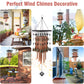 Wind Chimes for Outside,30"Memorial Wind Chimes with 28 Pieces Tubes and 16 Copper Bell for Garden,Patio,Window Wind Chime Hanging Decoration, Bronze Memorial Sympathy Wind Chimes Gifts for Mom
