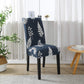 Chair Covers for Dining Room with Printed Patterns, Easy Slip-On Stretchy Dining Room Chair Covers Set of 6, Washable Dining Chair Covers, Great Decor for Home Party Banquet (6Pcs)