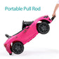 TOBBI 12V Kids Ride on Car Maserati Ghibli Electric Toy Girls Gift Pink W/RC