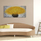 Oil Paintings 24X48", 3D Yellow Flower/Floral Paintings Canvas Wall Art Home Decorations Framed Wall Art Pictures for Dining Room Bedroom Office Kitchen Living Room Wall Decor