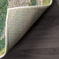Cali Abstract Leaves Area Rug, 3' X 5', Green
