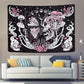 Skull Tapestry Hippie Mushroom Tapestries Aesthetic Moth Tapestry Moon and Stars Tapestry Snake Tapestry Wall Hanging for Room(51.2 X 59.1 Inches)