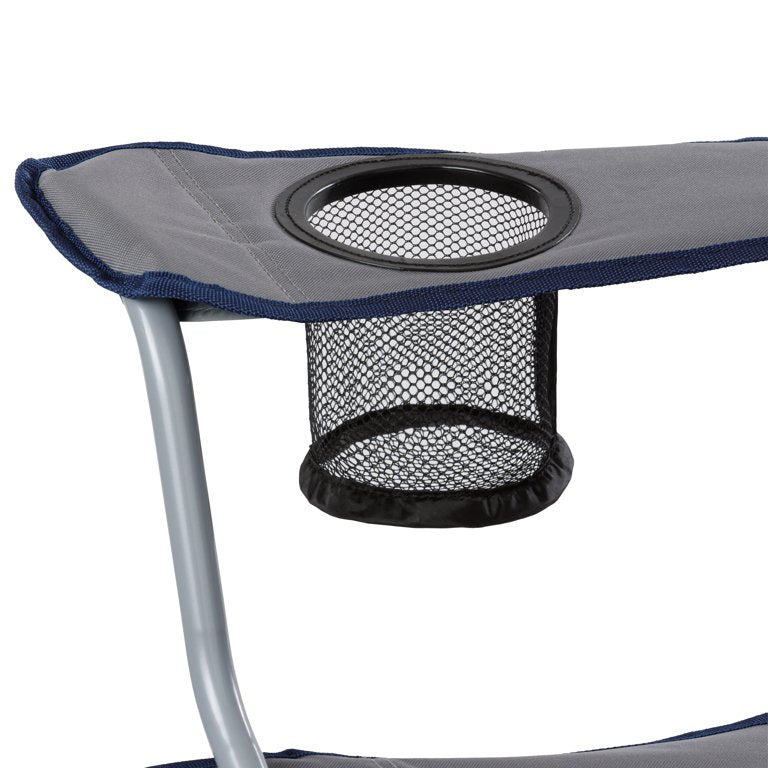 Ozark Trail Oversized Quad Camping Chair, Blue Cove