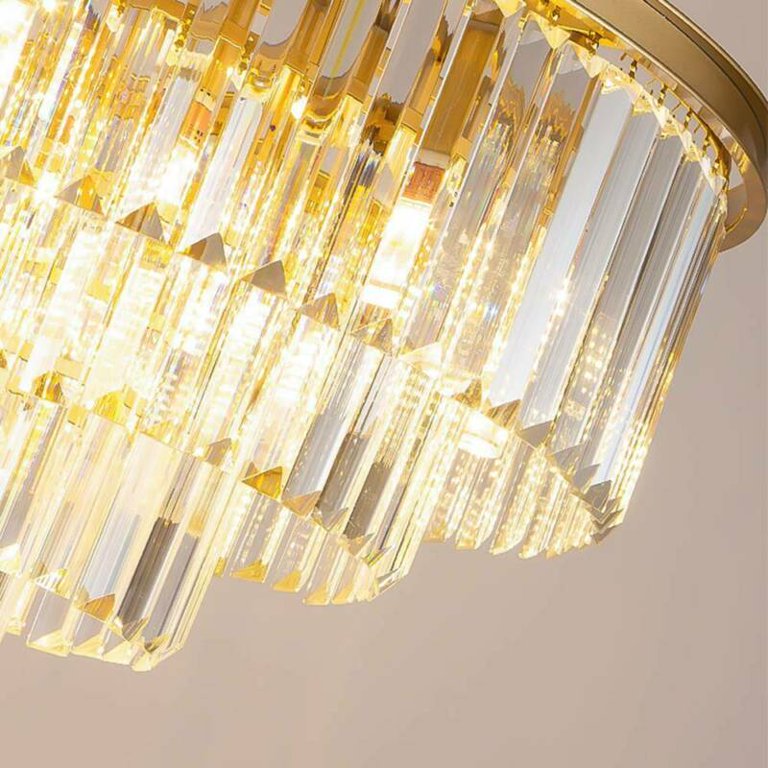 Datingday Luxury crystal chandelier modern style chandelier 4 floors ceiling chandelier