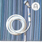 Outdoor Rug - Waterproof, Fade Resistant, Crease-Free - Premium Recycled Plastic - Striped - Patio, Deck, Porch, Balcony, Laundry Room - Cancun - Indigo - 4 X 6 Ft
