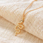 Animal Necklace for Women 18K Gold Filled Dainty Butterfly Pendant Stereoscopic Snake Necklace Eagle Necklace Gold Jewelry Gift for Her