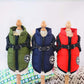 Pet Jacket, Dog Coat Harness Winter Warm Vest Jacket Waterproof Cotton Costume for Puppy Small Medium Dogs (M, Blue)
