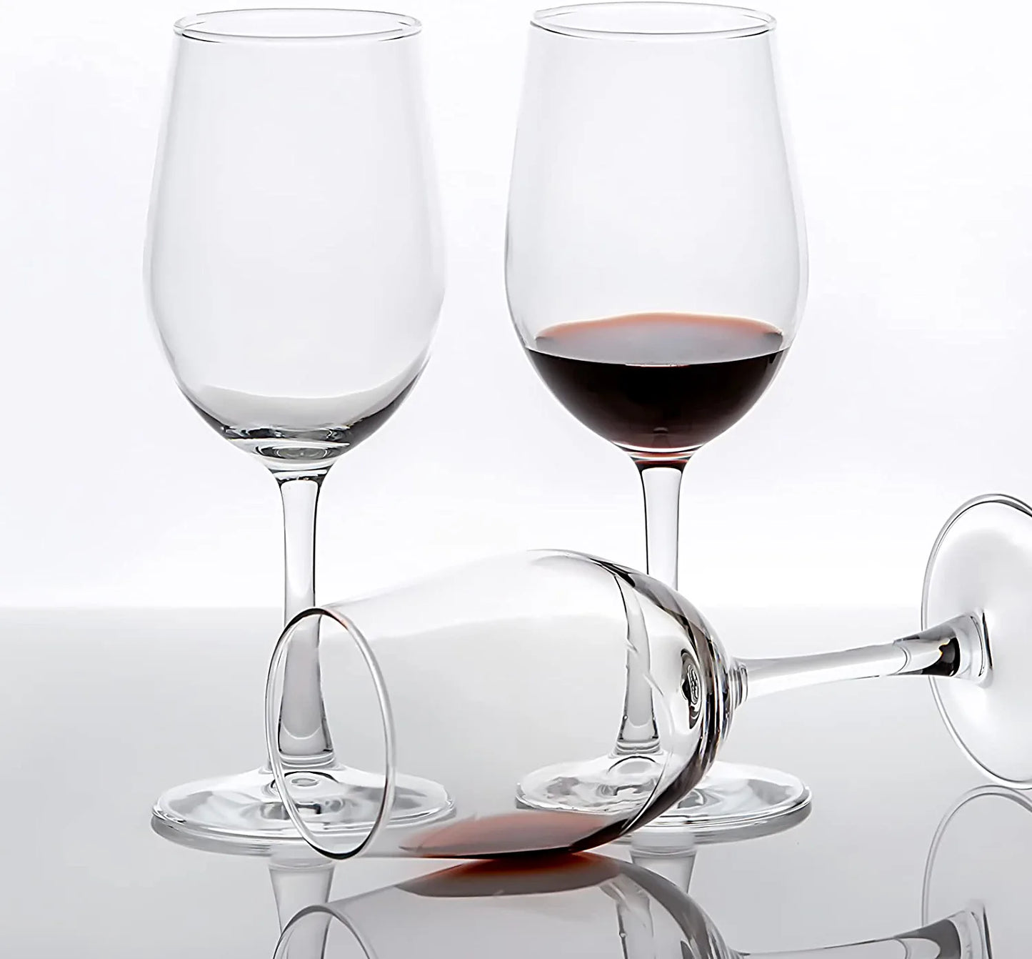 [Set of 8, 12 Ounce] All-Purpose Wine Glasses, Classic