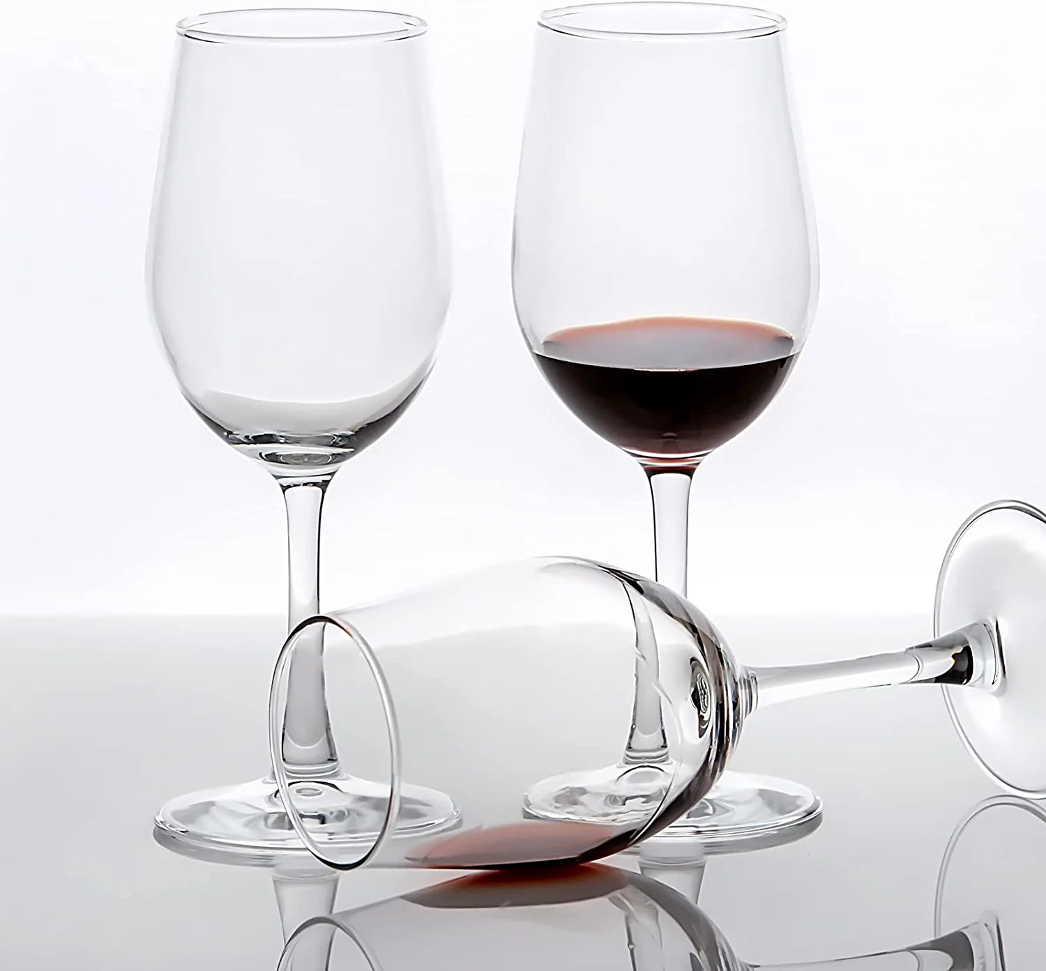 [Set of 8, 12 Ounce] All-Purpose Wine Glasses, Classic