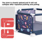 43 Inch Tight & Firm Baby Playpen Baby Playard with Breathable Mesh and Playmat, Intant Newborn Play Game Fence Kids Playinghouse for 0-2 Year Old