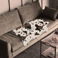 Cow Print Rug Faux Cowhide Area Carpet Animal Print Mat for Living Room Bedroom Non-Slip 3.6X2.5Ft (110Cmx75Cm)