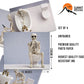Skeleton Bathroom Prints - Skeleton Wall Art , Skeleton Bathroom Decor - Funny Bathroom Art, Funny Bathroom Decor Wall Art, Bathroom Halloween Decor, Hipster Gifts - Set of 4 (8X10) Unframed