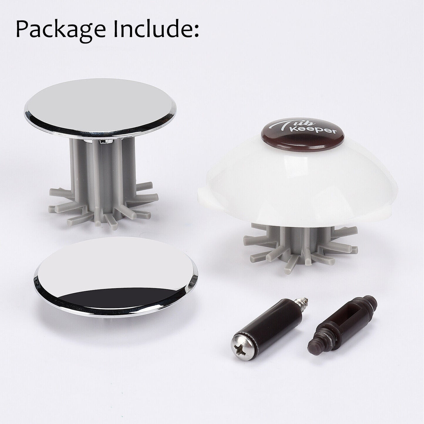 3In1 Drain Hair Catcher Tub Stopper Hot Safety Protector Sink Bathtub Strainer