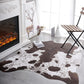 Cow Print Rug Faux Cowhide Rugs Animal Printed Area Rug Carpet for Bedroom, Home Office, Livingroom, Home Decor Mat, 5.2Ft X 6.2Ft