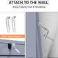 over the Toilet Bathroom Cabinet with 2 Doors & Adjustable Shelf, Free Standing Toilet Rack Space-Saving, L24.5Xw9Xh66 Inches, Grey