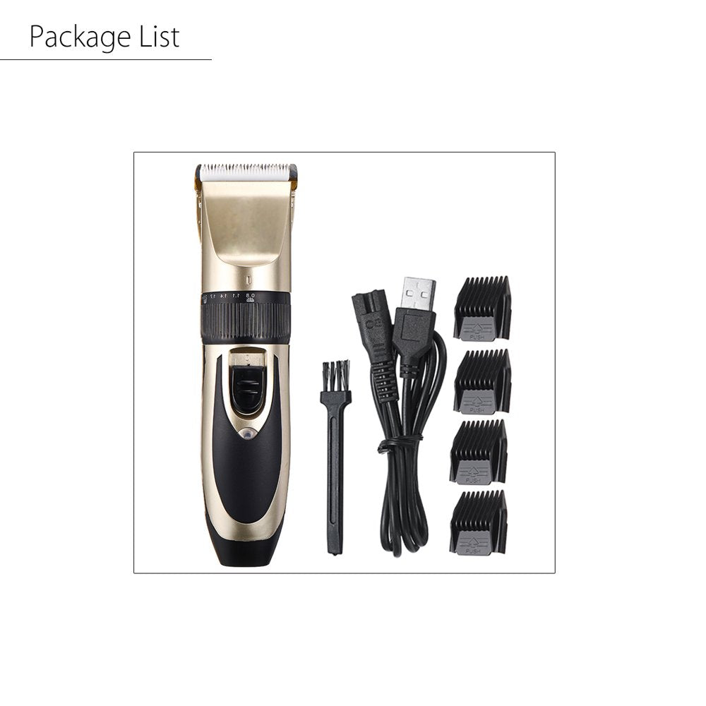 Professional Quiet Electric Pet Hair Clipper Shaver Cordless Grooming Kit for Cat Dog Hair Best Gift