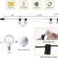 G40 LED Outdoor String Lights, 38.5Ft UL Approval IP65 Waterproof, 30+3 0.1W per Bulbs Energy Saving, outside Decorative Lighting Hanging for Patio Porch Garden Bistro Cafe Party Wedding
