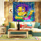 Honweii the Simpsons Tapestry Bart Tapestry Wall Hanging Home Decoration Blacnket for Bedroom(51.1'' X 59.1'' Inches,130*150 Cm)-2