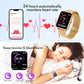 Smart Watch for Women Men Fitness: Waterproof Smartwatch for Android Ios Phone Sport Running Digital Watches Activity Tracker with Heart Rate Sleep Blood Oxygen Monitor Step Counter Touch Screen