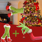 2pcs Christmas Green monster Plush Doll Christmas Tree Decoration