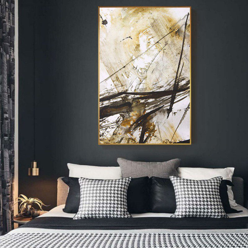 Modern Wall Decor 3 Piece Wall Art 16"X24" Abstract Wall Artwork Wooden Framed for Dining Room Bedroom Kitchen Home Office Wall Decoration