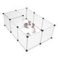 Foldable Dog Playpen Dog Excercise Pen Square Small Dog Fence Dog Play Pen Dog Play Yard Fence Pet Fencing for Dogs Fence Pet Exercise Pen Pet Fence Crate Fence