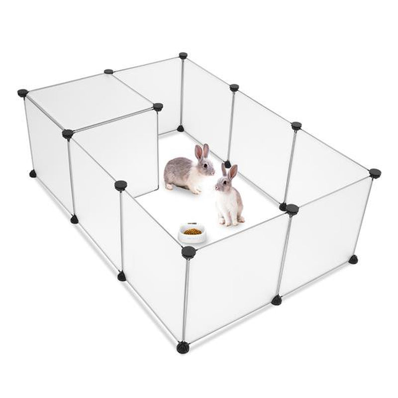 Foldable Dog Playpen Dog Excercise Pen Square Small Dog Fence Dog Play Pen Dog Play Yard Fence Pet Fencing for Dogs Fence Pet Exercise Pen Pet Fence Crate Fence