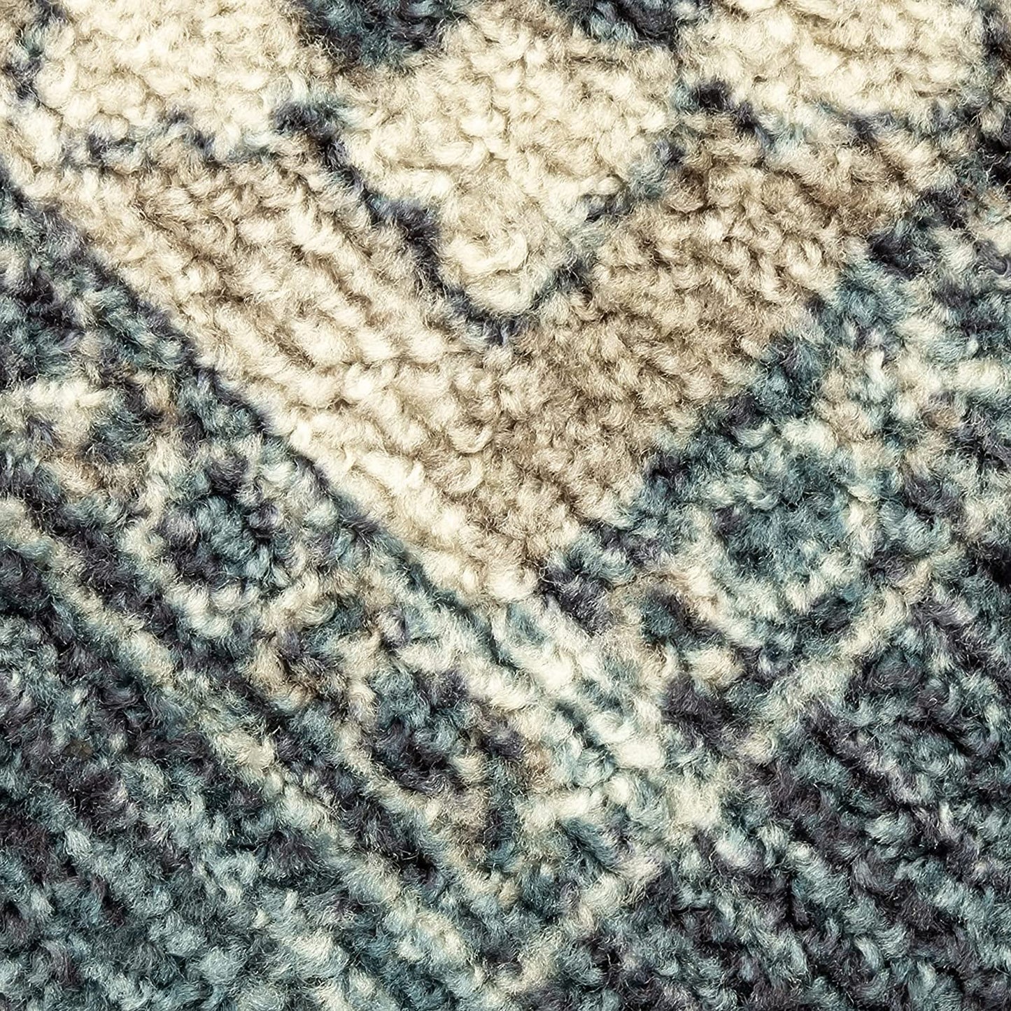 Ava Traditional Tapestry Kitchen Rugs Non Skid Accent Area Carpet [Made in USA], Persian Blue, 2'6" X 3'10"