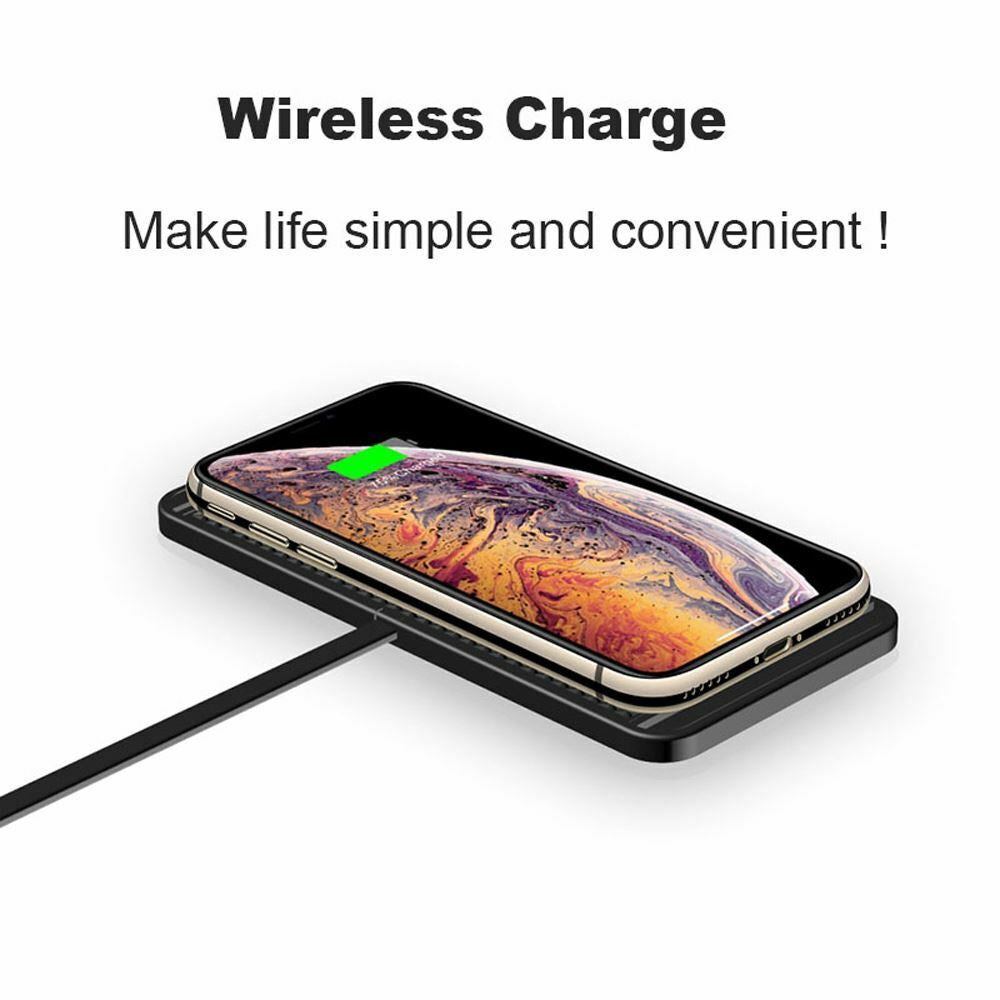 QI Wireless Phone Charger for Car Fast Charging Mat for Iphone Android Universal