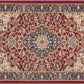 Kirsten Traditional Oriental Red Scatter Mat Rug, 2' X 3'