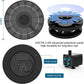 2.5W Solar Bird Bath Fountain Pump, Solar Fountain Pump for Bird Bath with 6 Nozzles, 6.7" Solar Powered Water Fountain Pump for Garden, Ponds, Pool, Fish Tank, Outdoor and Aquarium