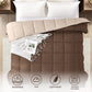 Queen Lightweight Comforter Brown - All Season down Alternative Bed Comforter Summer Duvet Insert Quilted Reversible Comforters Full / Queen Size Chocolate Brown / Beige
