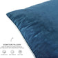 Decorative Throw Pillow Covers Cushion Cases, Set of 4 Soft Velvet Modern Double-Sided Designs, Mix and Match for Home Decor, Pillow Inserts Not Included (18X18 Inch, Pink/Blue)