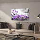 Canvas Wall a Rt Modern Purple Flowers Canvas Art Wall Decor Black and White Framed Galsang Floral Prints and Posters Wall Hanging Decorations Ready to Hang for Bedroom Bathroom