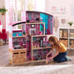 Shimmer Mansion Wooden Dollhouse, over 4 Feet Tall, Lights & Sounds and 30 Pieces