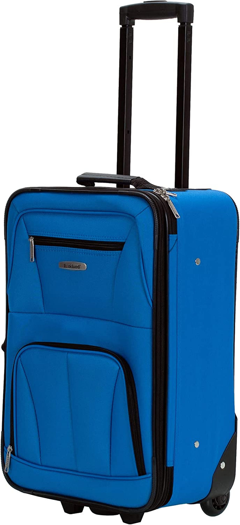 Rockland Fashion Softside Upright Luggage Set, Blue, 2-Piece (14/19)