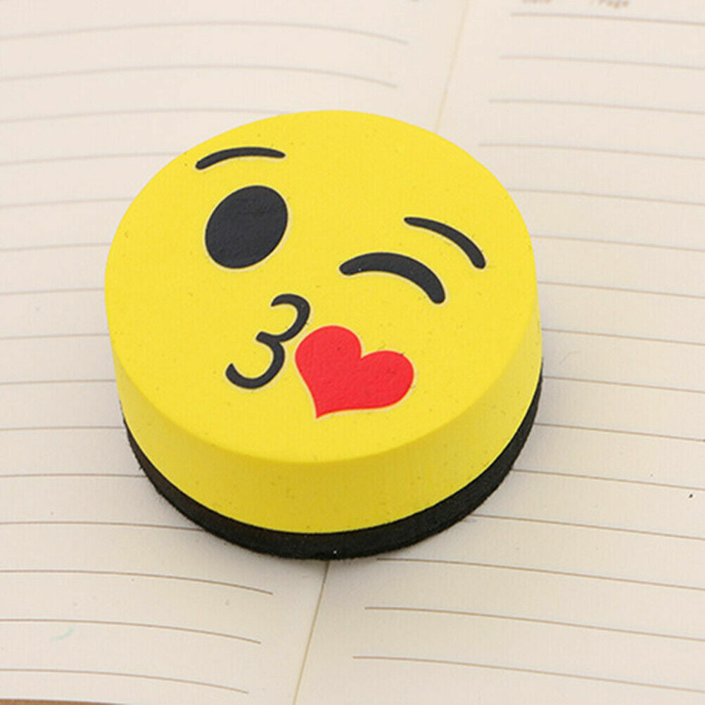 4 Pcs VIZ-PRO Magnetic Eraser Circular Whiteboard Eraser / Dry Erase Erasers