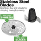 Food Processor & Vegetable Chopper for Slicing, Shredding, Mincing, and Puree, 8 Cup, Black