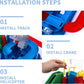 TEMI Kids Race Track Toys for Boy Car Adventure Toy for 3 4 5 6 7 Years Old Boys Girls, Puzzle Rail Car, City Rescue Playsets Magnet Toys W/ 3 Mini Cars, Preschool Educational Car Games Gift Toys