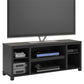 Mainstays Parsons TV Stand for Tvs up to 50", Black Oak