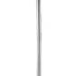 67150 72" Floor Lamp, Silver, White Plastic Shade, On/Off Rotary Switch on Shade, Floor Lamp for Living Room, Floor Lamp for Bedroom, Home Improvement, Home Office Accessories