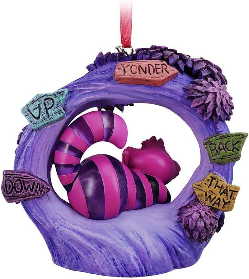 Cheshire Cat Light-Up Living Magic Sketchbook Ornament – Alice in Wonderland