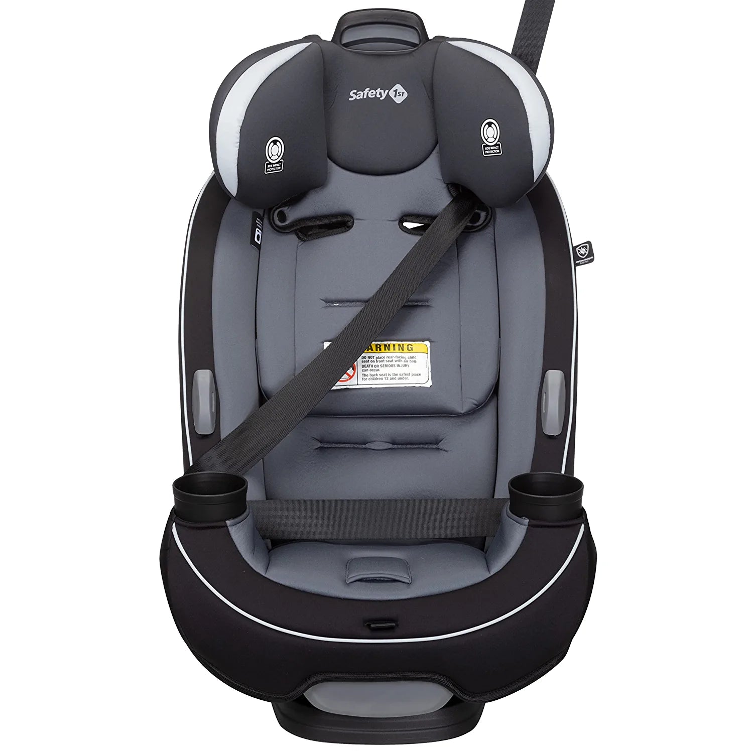 Grow and Go All-In-One Convertible Car Seat,Rear-Facing 5-40 Pounds, Forward-Facing 22-65 Pounds, and Belt-Positioning Booster 40-100 Pounds, Carbon Ink