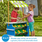 Melissa & Doug Wooden Grocery Store and Lemonade Stand & Let'S Play House! Grocery Cans