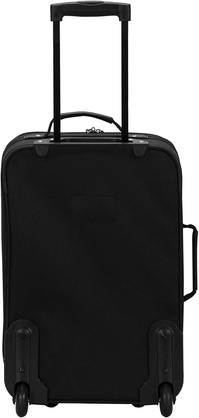 Rockland Fashion Softside Upright Luggage Set, Black, 2-Piece (14/19)