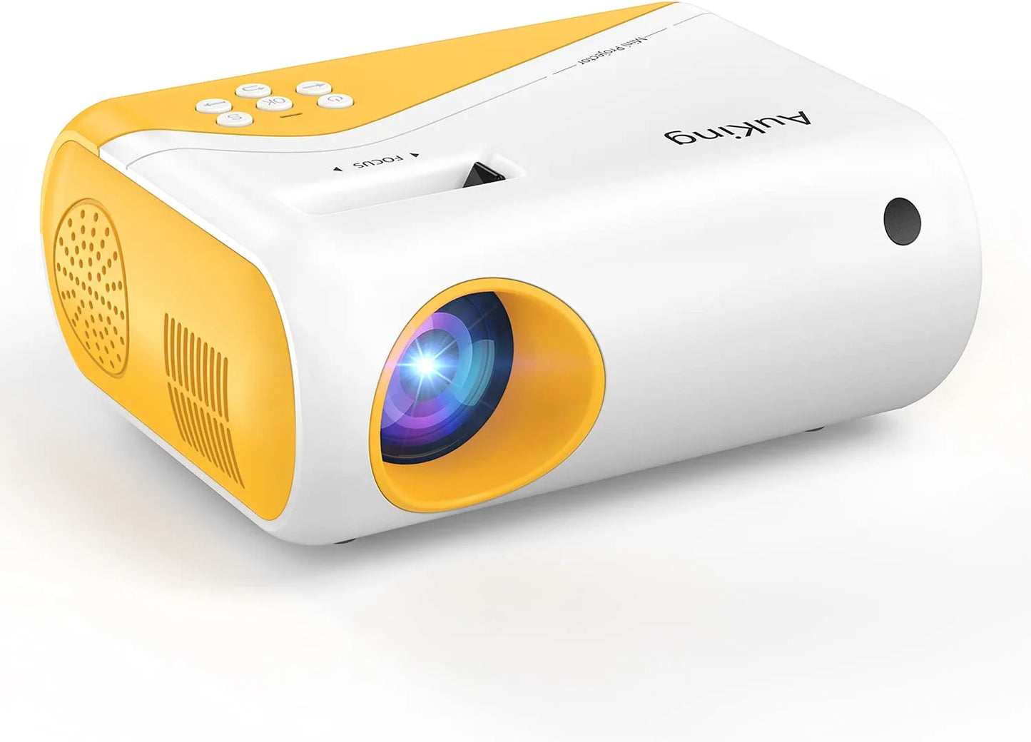 Mini Projector,  2023 Upgraded 1080P Supported Outdoor Projector, Kids Gift, Movie Projector for Outdoor Use, 50% Zoom, Compatible with HDMI, USB, Laptop, Ios, Android Phone and TV Box