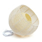 WUZSTAR Retro Woven Wicker Ceiling Light Fixture Rattan Shade Farmhouse Hanging Pendant Lamp