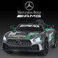 Licensed Kids Ride on Car 12V Electric Mercedes Benz 2.4G Remote Control Silver
