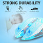 Wireless Gaming Mouse, Rechargeable Computer Mouse Mice with Colorful LED Lights, Silent Click, 2.4G USB Nano Receiver, 3 Level DPI for PC Gamer Laptop Desktop Chromebook Mac -White
